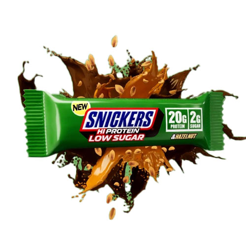 SNICKERS Hi Protein Hazelnut with Less Sugar – 57g | 20g Protein