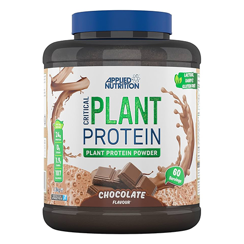 Applied Nutrition Critical Plant Protein, Chocolate, 1.8 Kg, Supports a Plant Based Diet