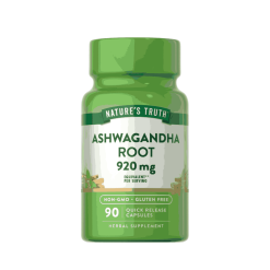 Nature’s Truth Ashwagandha 920mg 90cap – Powerful Stress Support, Focus & Recovery
