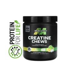 Muscletech Creatine Chews Citrus | 90 Chewable Tablets for Strength & Power