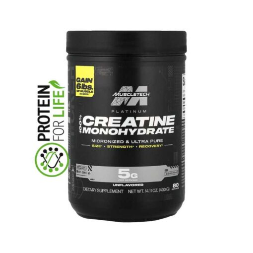 Muscletech Platinum-Creatine 400g-Pure-Micronized-Creatine-for-Strength