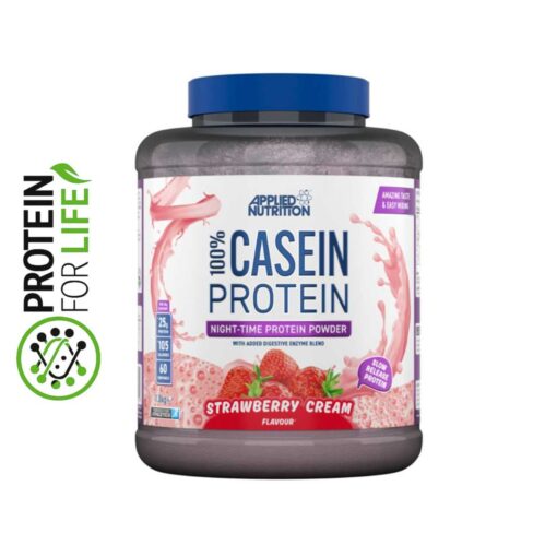Applied Nutrition Micellar Casein Protein, Strawberry Cream, 1.8 Kg, 25.4 G Protein