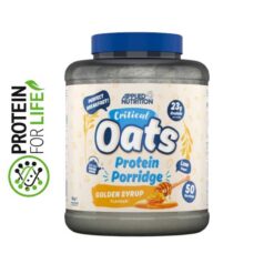 Applied Nutrition Critical Oats Protein Porridge, Golden Syrup, 3 Kg
